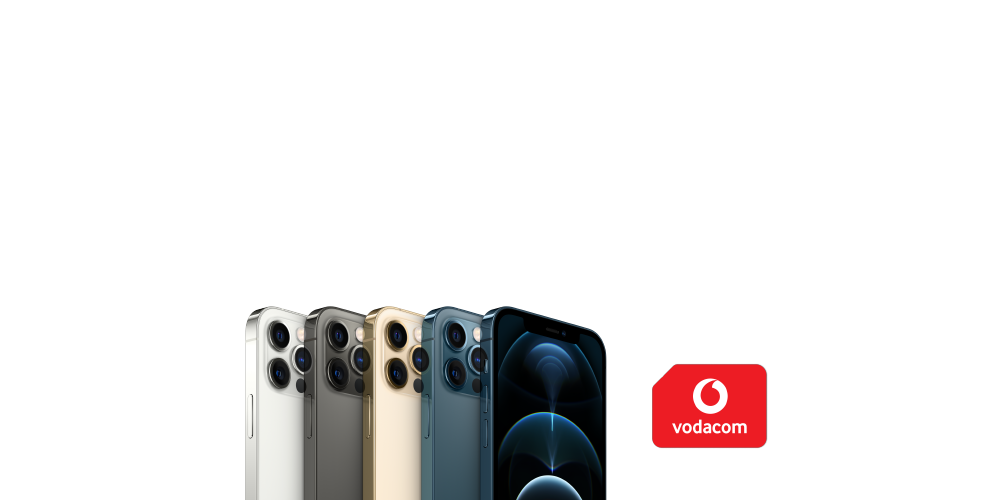 Vodacom Contract iPhone 12 Pro R899 PM x 24 and iPhone 12 Pro Max R999 PM x 24