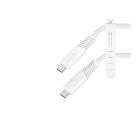 Front view of Moov PowerMotion USB-C to USB-C 2m Cable (USB 3.0) - White