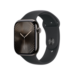 Pre-owned Apple Watch Series 10 GPS + Cellular 46mm Slate Titanium Case