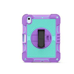 Moov Ultra Rugged Case for iPad A16/10th Gen - Purple/Light Blue