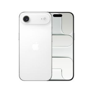 2 x iPhone Air models positioned against each other, one showing the rear camera and the other showing the 6.5-inch display screen