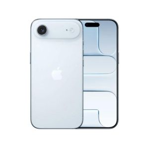 2 x iPhone Air models positioned against each other, one showing the rear camera and the other showing the 6.5-inch display screen