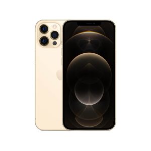 Two iPhone 12 Pro Max showcasing the front and back display