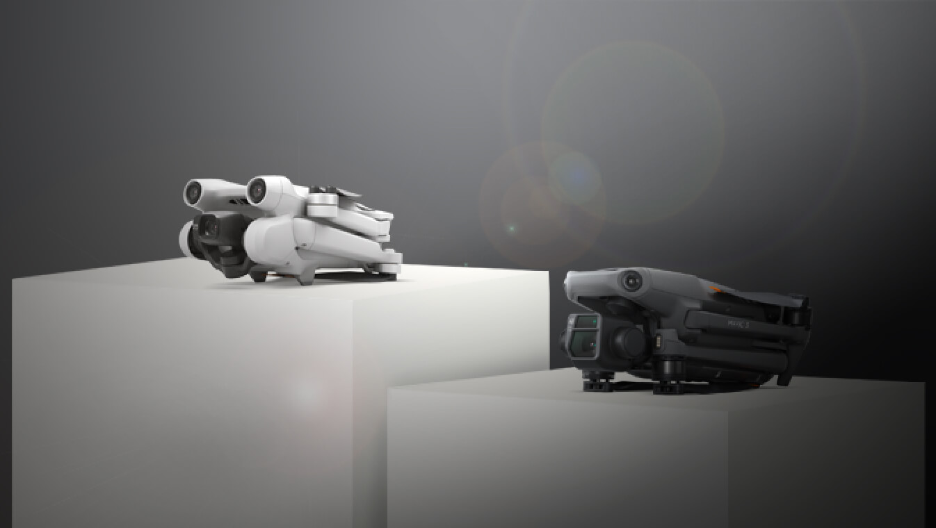 Various DJI drones to compare