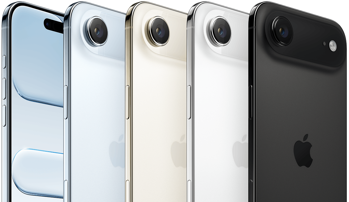iPhone Air in variuos colours