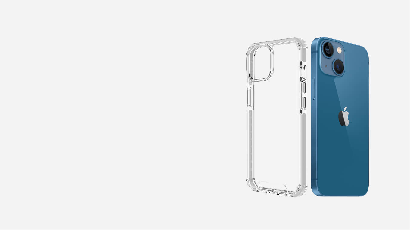 Moov Drop Protection Case for iPhone 14/13 - Clear