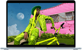 MacBook Air showcasing Liquid Retina display