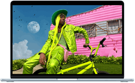 MacBook Air showcasing Liquid Retina display