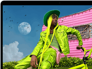 MacBook Air showcasing Liquid Retina display