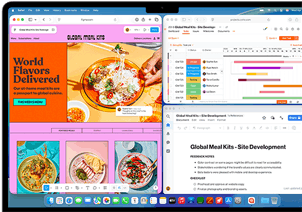 MacBook Air with multiple apps open