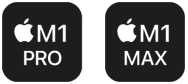 Apple M1 Pro chip or Apple M1 Max chip