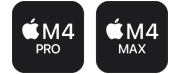 Apple M4 Pro chip or Apple M4 Max chip
