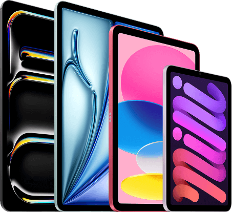 iPad product range