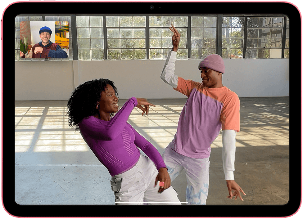 Showcasing Center Stage on iPad.