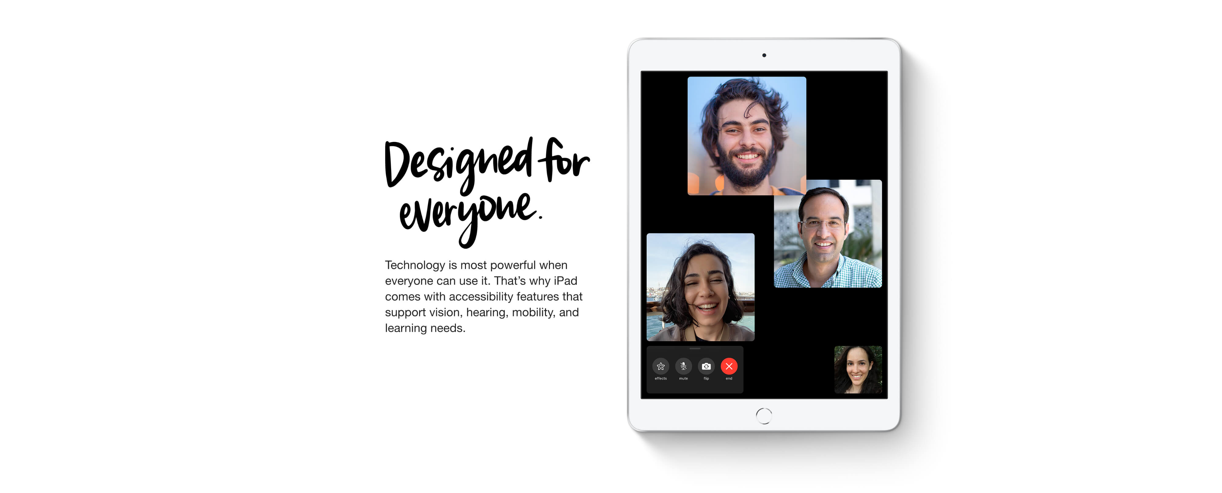 iPad 8th Generation -  Designed for everyone.