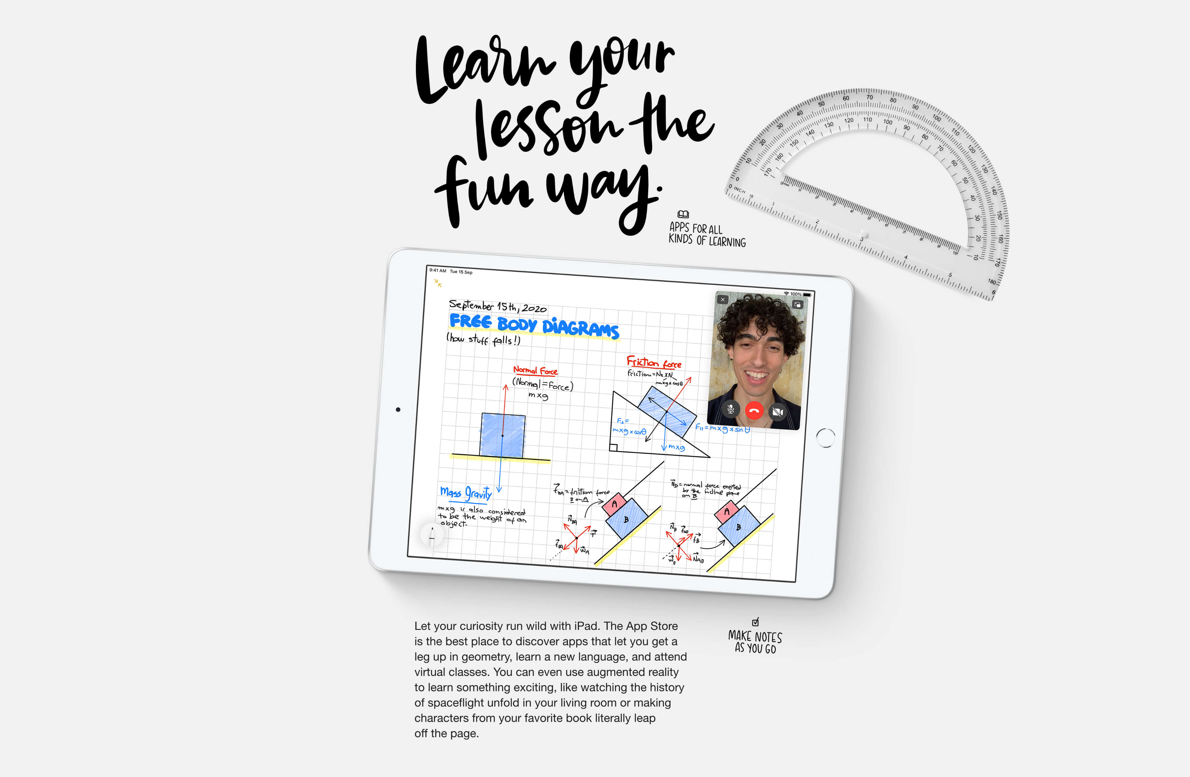 iPad 8th Generation - Apps for all kinds of learning.