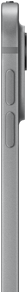iPad Pro, side exterior, silver colour, thin profile, aluminium enclosure, volume buttons and pro camera system