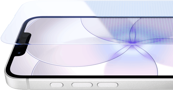 iPhone 17e, front exterior with Ceramic Shield 2, side exterior, white colour, buttons: Action, volume